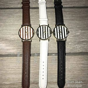 Watch with Stripes